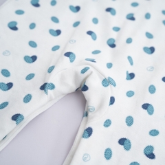 (NB-12M) Body đồ liền thân dài tay cổ Peterpan Gloute mùa Thu êm cho bé BU Cotton BCT210302| BU Baby chính hãng