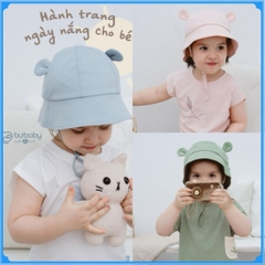 (6M-5Y) Mũ vành tròn tai gấu Muda cho các bé  - Bamco ABC192622 | Phụ kiện Mũ Bu baby Chính hãng