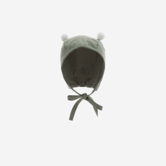 BU Baby (0-12M) Mũ Buộc dây Quả bông ABC1943QB Muda cho bé trai, bé gái  sơ sinh - Bamco  - Mũ bu baby - Mũ Bu sơ sinh