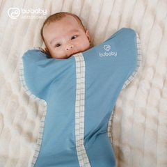 (0M-9M) Túi ngủ cho bé ABB451100 ABB451103 - chất sợi tre khoá kéo 2 chiều BUbaby - Túi ngủ BUbaby chính hãng