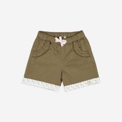 BuBaby Quần đùi bé gái túi bèo cách điệu cho bé từ 1 đến 5 tuổi - Pure Cotton BCT4331TB | Bu Baby Chính Hãng