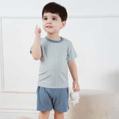 BuBaby (12M-18M) Bộ ngắn tay cài vai cho bé BBB1301NS - Bu baby bé gái -  Quần áo Bu Baby