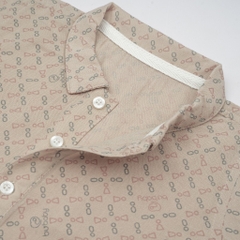 BuBaby (1Y-5Y) Áo sơ mi ngắn tay lịch sự, thanh lịch - Bu Baby bé trai - bé gái - Quần áo Bu Baby Pure Cotton BCT334100