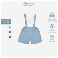BuBaby (1Y-5Y) Quần đùi yếm bé trai mềm mại - Yếm Bu Baby - Quần áo Bu Baby Pure Cotton BCT433201