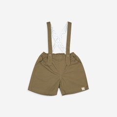 BuBaby (1Y-5Y) Quần đùi yếm bé trai mềm mại - Yếm Bu Baby - Quần áo Bu Baby Pure Cotton BCT433201