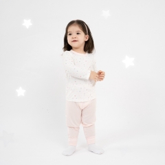 BuBaby Bộ quần áo dài tay cài vai Twinkle - Bambus BBB110107 | Bu Baby Chính Hãng