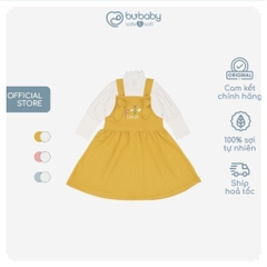 BuBaby Set váy yếm kèm áo dài tay bé gái - Terry BBC613100 | Bu Baby Chính Hãng