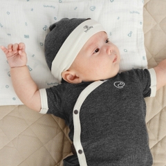 BuBaby Mũ Sơ Sinh cho bé trơn basic, chất liệu Siro Cotton Bu Baby ASR192201 | Phụ kiện Bu Baby chính hãng