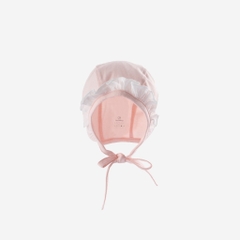 BuBaby Mũ buộc dây Bonnet Mimo nhún bèo sơ sinh dành cho bé gái - BU Modal Cotton ABC194300 | Phụ kiện chính hãng