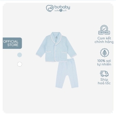 BuBaby Bộ quần áo dài tay cài giữa chần bông - BU Quilted BBS110200 | Quần áo Bu Baby chính hãng