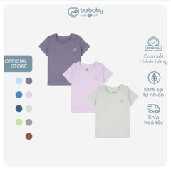 BuBaby Set 3 áo ngắn tay cổ tròn thoái mái, thuận tiện cho bé - Molist BMD330401 | Bu Baby Chính Hãng