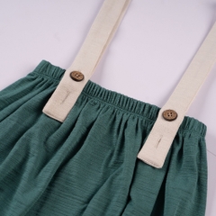 BuBaby Set Quần yếm kèm áo ngắn tay và mũ bé trai Mimo cho bé từ 6 đến 24 tháng- GMC603201 | Bu Baby Chính Hãng