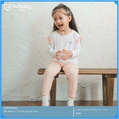 (6M-4Y) Bộ dài tay cổ tròn bé gái Siro - BSR1104BG | Quần áo BU Baby chính hãng