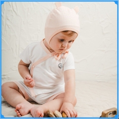 (1M-9M) Bộ quần áo ngắn tay cài chéo Siro - BSR130804 | Quần áo BU Baby chính hãng