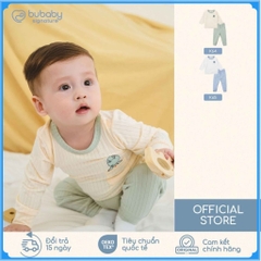 (6M-5Y) Bộ dài tay cài vai cho mùa Thu nhẹ Bubaby Molist BMD110100| Quần áo Bubaby chính hãng