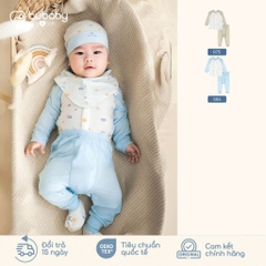 BU Baby (0M-12M) Bộ dài tay cài giữa Little Rainbow Bubaby Viscose IVS1102LR | Body Chính hãng