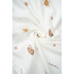 BU Baby (0M-12M) Bộ dài tay cài giữa Little Rainbow Bubaby Viscose IVS1102LR | Body Chính hãng