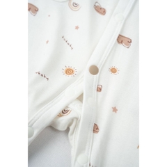 BU Baby (0M-9M) Body dài tay cài giữa Little Rainbow BU Viscose IVS2102LR | Sơ sinh chính hãng