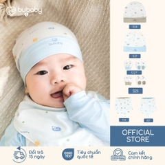 BU Baby Set Phụ kiện Mũ tròn Yếm Bao tay bao chân thoáng mát mềm mịn xinh yêu cho bé AVS1|Chính Hãng