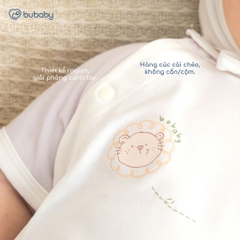 BU Baby (0M-9M) Bộ ngắn tay cài chéo thời trang hè Little Sunshine in nấm và sư tử nhí cho bé IVS130