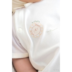 BU Baby (0M-9M) Bộ ngắn tay cài chéo thời trang hè Little Sunshine in nấm và sư tử nhí cho bé IVS130