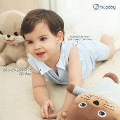 (6M-5Y) Bộ sát nách quần đủi mềm mại co giãn thoáng mát cho bé Bubaby IVC144300 | Quần áo chính hãng