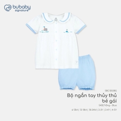 (6M-5Y) Quần áo ngắn tay thủy thủ mềm mại thoáng mát cho Bé trai Bé gái Bubaby Bamco - SBC1353