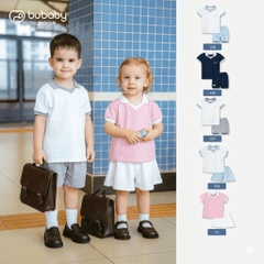 (6M-5Y) Bộ quần áo ngắn tay cổ Polo cổ V cao cấp Năng động Mùa Hè cho bé yêu Ponie - PPN13060