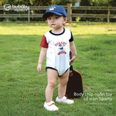 (1M-18M) Body chip ngắn tay cổ tròn Sporty SCT2304SP | Bubaby chính hãng