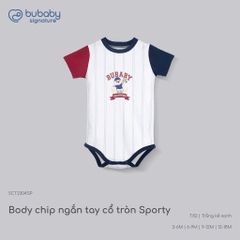 (1M-18M) Body chip ngắn tay cổ tròn Sporty SCT2304SP | Bubaby chính hãng