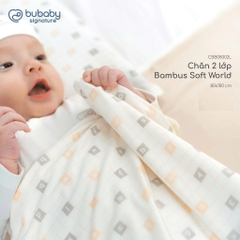 Chăn Bubaby 2 lớp Soft World Chăn Gấu nhỏ Bambus CBB0800 | Phụ kiện chính hãng