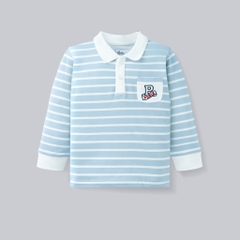 (6M-5Y) Áo Polo dài tay Mini Lines BU Baby Ponie, Cotton áo dài tay thu đông, áo dài tay trẻ em | PCT310300