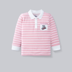 (6M-5Y) Áo Polo dài tay Mini Lines BU Baby Ponie, Cotton áo dài tay thu đông, áo dài tay trẻ em | PCT310300