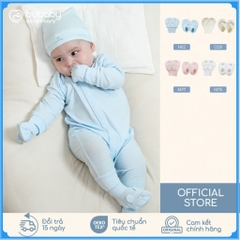 Bộ bao chân, bao tay  tai gấu  BU Baby ASR402800 | Phụ kiện Bubaby chính hãng
