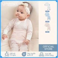 (NB-3M) Bộ dài tay cài chéo BU Bambus BBB110814 | Quần áo Bubaby chính hãng