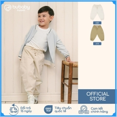 (12M-5Y) Quần dài Kaki Túi ốp Bomber Bubaby BKK4162BB | Quần áo BU Baby chính hãng