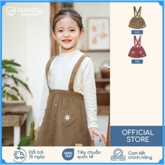 (6M-5Y) Chân váy yếm Thu êm Bubaby Cotton BCT501600 | BU Baby chính hãng