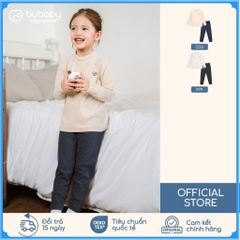 (2Y-5Y) Bộ dài tay cao cổ Bubaby Cotton BCT110902 | Quần áo BU Baby chính hãng