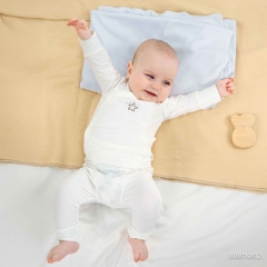 BU Baby (NB-3M) Bộ dài tay cài chéo BU Bambus BBB110812 | Quần áo chính hãng