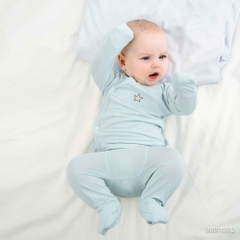 BU Baby (NB-3M) Bộ dài tay cài chéo BU Bambus BBB110812 | Quần áo chính hãng