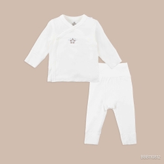 BU Baby (NB-3M) Bộ dài tay cài chéo BU Bambus BBB110812 | Quần áo chính hãng