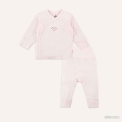 BU Baby (NB-3M) Bộ dài tay cài chéo BU Bambus BBB110812 | Quần áo chính hãng