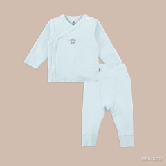 BU Baby (NB-3M) Bộ dài tay cài chéo BU Bambus BBB110812 | Quần áo chính hãng