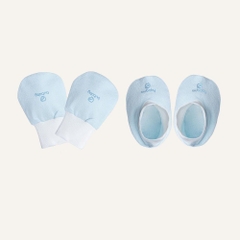 BU Baby Set phụ kiện Yếm Giả vest, Mũ Bonnet Little Pony, Bao tay bao chân bé trai BU Baby AVC01 | Phụ kiện chính hãng