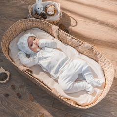 (NB-3M) Bộ dài tay cài chéo thu đông BU Mimo - Pure Cotton - BCT110802 | Quần áo Bubaby chính hãng