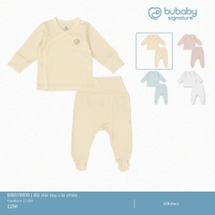 (NB-3M) Bộ dài tay cài chéo Bambus - BBB110810 | Quần áo BU Baby Chính hãng