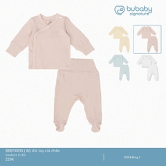 (NB-3M) Bộ dài tay cài chéo Bambus - BBB110810 | Quần áo BU Baby Chính hãng