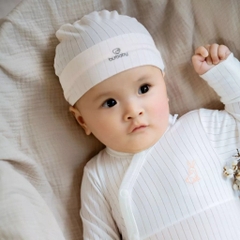 (1M-3M) Mũ Tròn Modal Cho Bé Sơ Sinh - AMD192201 | Phụ kiện BU Baby Chính hãng