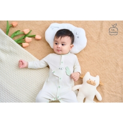 LaPom Body dài tay La Pomme Happy Morning - Đồ sơ sinh cho bé - Đồ sơ sinh bé trai - Baby - Đồ sơ sinh bé gái