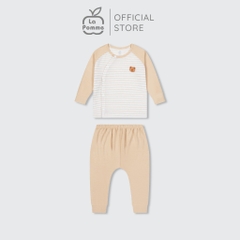 LaPom Bộ dài tay La Pomme cúc thẳng Kẹo ngọt bé con - Đồ sơ sinh cho bé - Đồ sơ sinh bé trai - Baby - Đồ sơ sinh bé gái